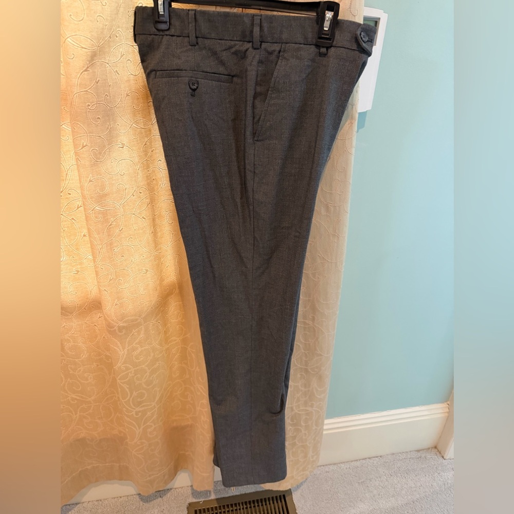 Mens George Charcoal Gray Slacks 32x32